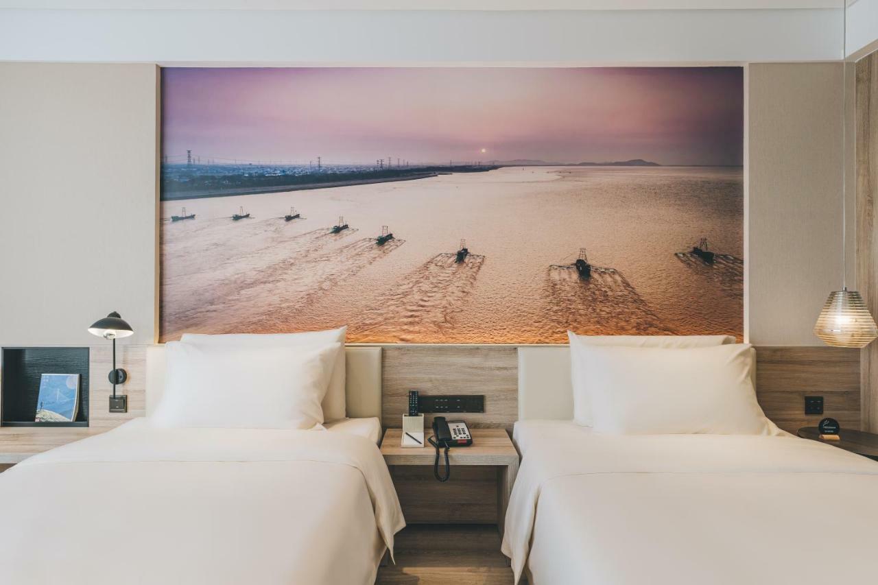 Atour Hotel Haining Leather City South Gate Bagian luar foto