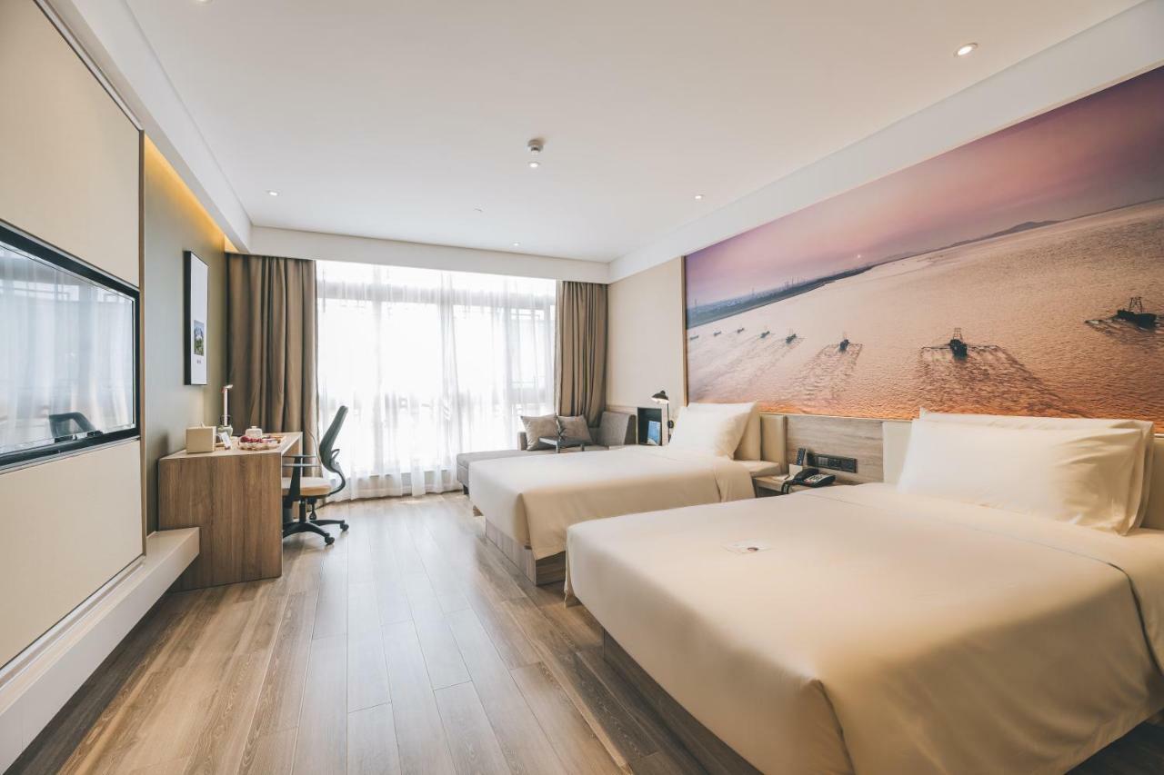 Atour Hotel Haining Leather City South Gate Bagian luar foto